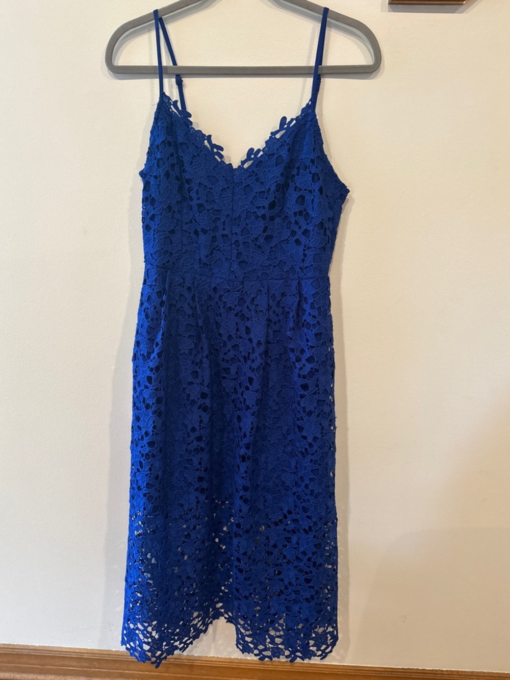 ASTR The Label Royal Blue Lace Midi Dress - Women’s XL - Wedding Guest
